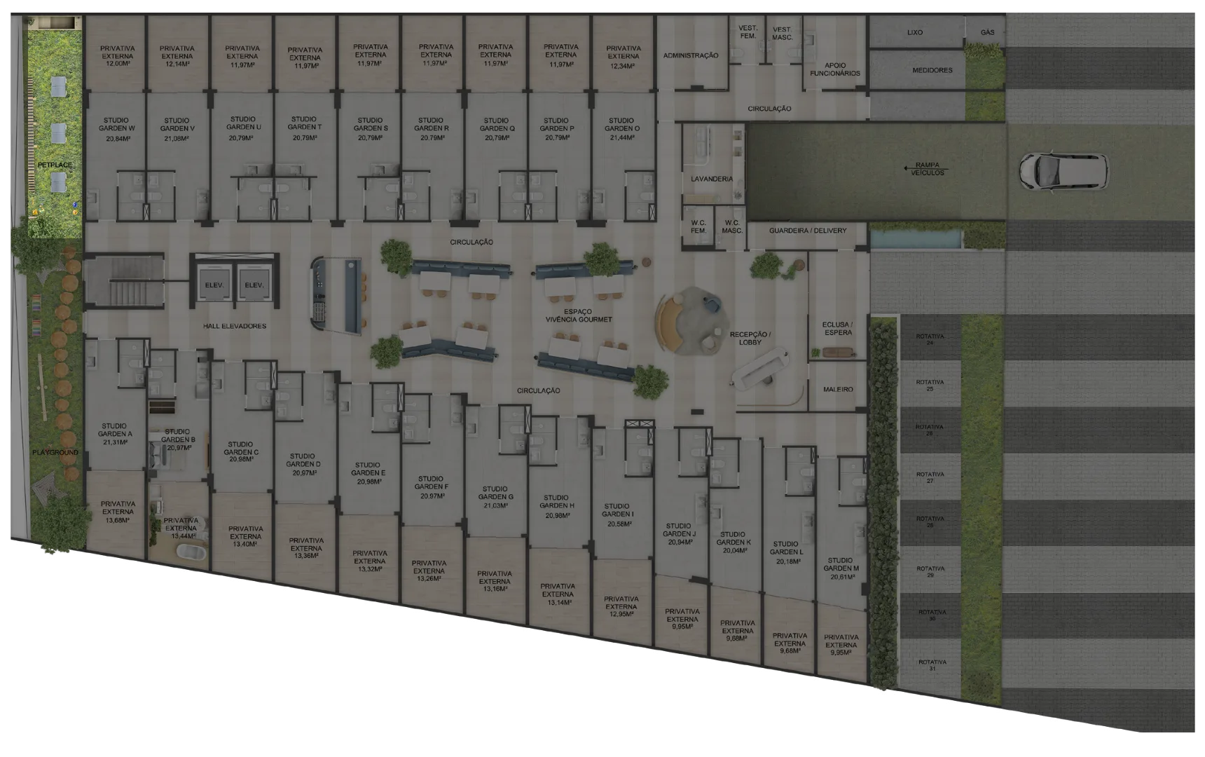 Planta do apartamento