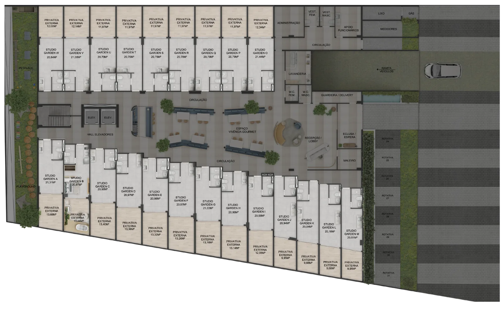 Planta do apartamento