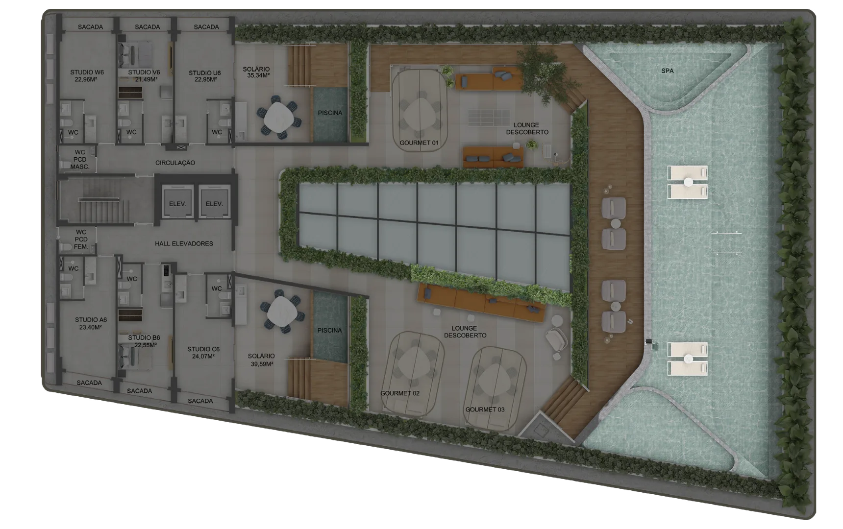 Planta do apartamento