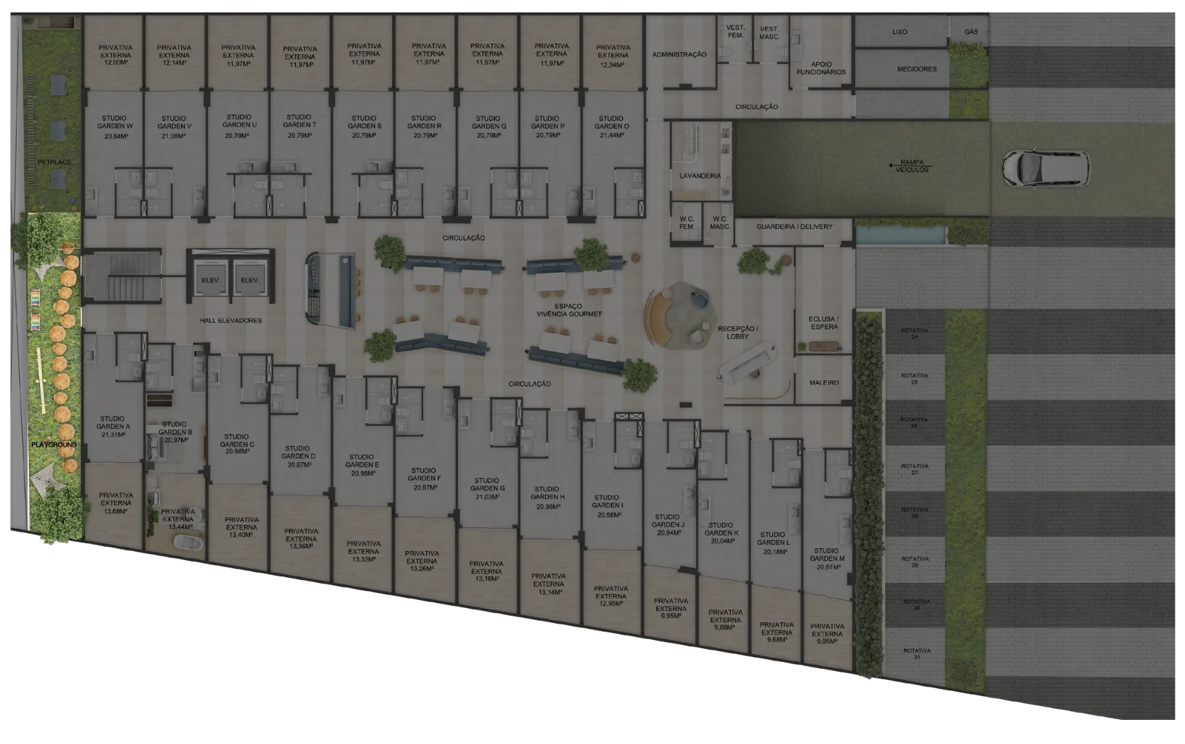 Planta do apartamento