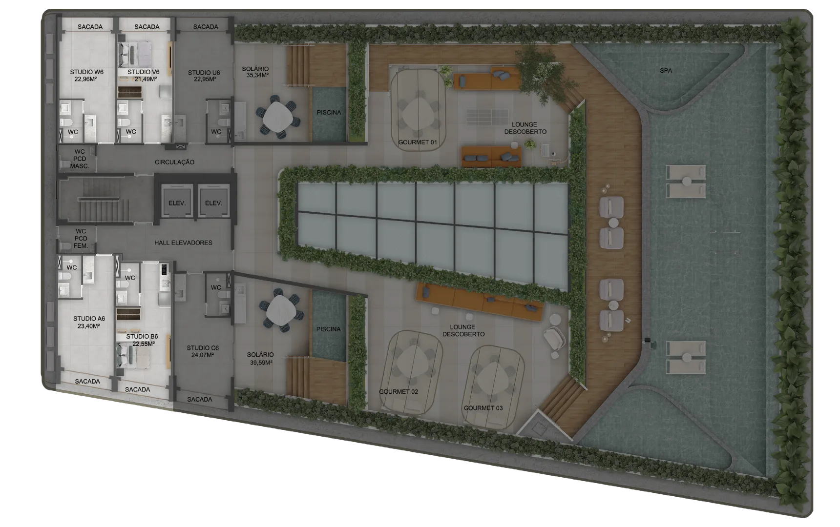 Planta do apartamento